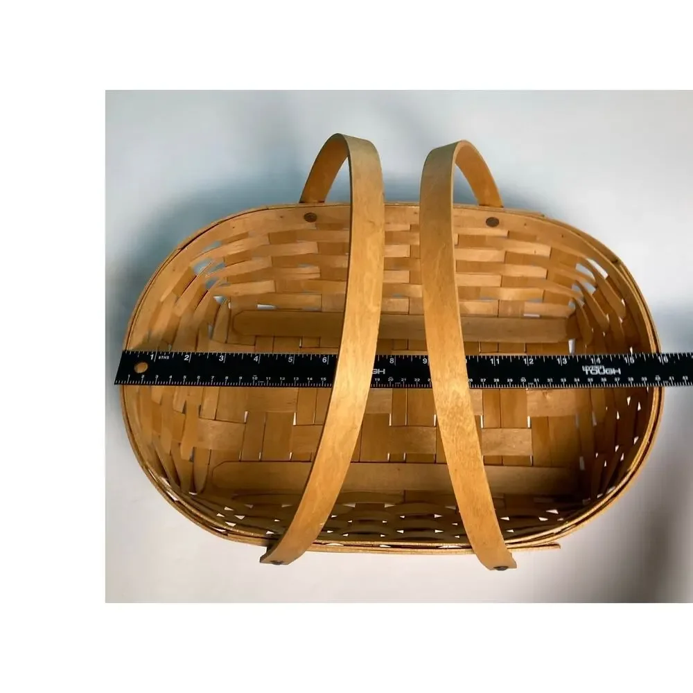 2007 Longaberger Oval Gathering Basket 16